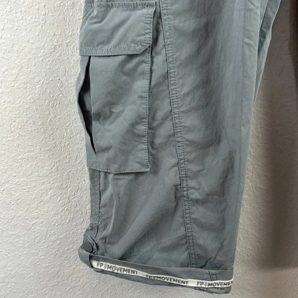 Free People Movement Mesmerize Me Solid Pants in Gray Womens Small MSRP - $108 - Picture 3 of 10